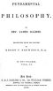 [Gutenberg 49244] • Fundamental Philosophy, Vol. 2 (of 2)